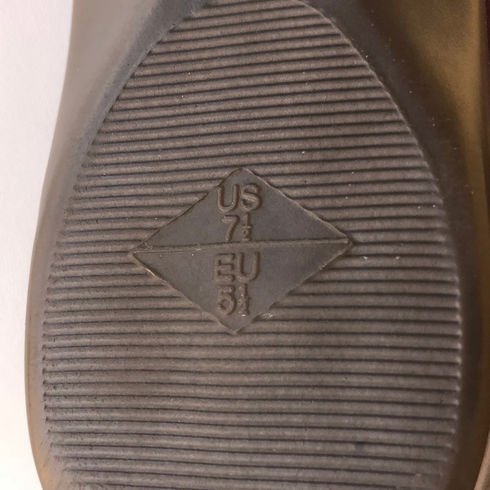 Aerosoles Suede Ballet Flat Purple with Bows - Picture 7 of 8